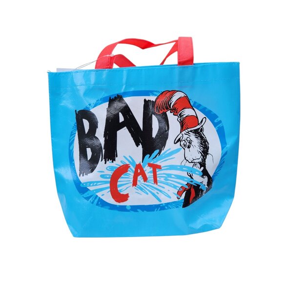 Dr. Seuss Cat in the Cat Good Cat Bad Cat Reusable Shopping Shopper Tote Bag - Picture 2 of 2
